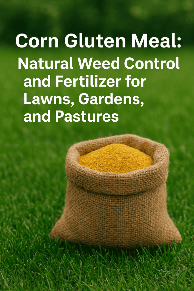 Corn Gluten Meal: Natural Weed Control and Fertilizer for Lawns, Gardens, and Pastures
